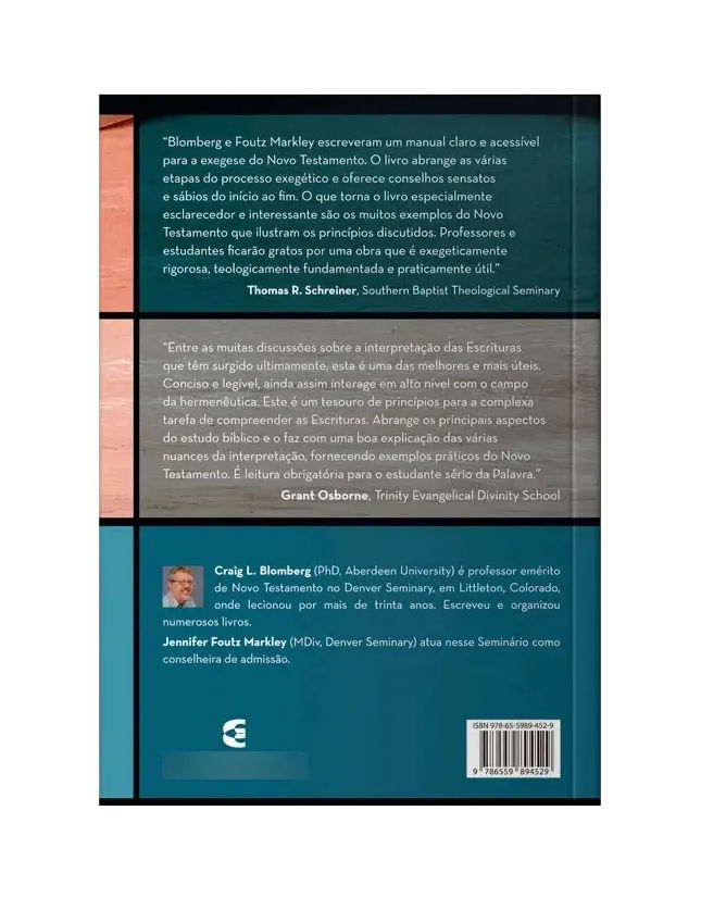 Manual De Exegese Do Novo Testamento - Craig L. Blomberg - Imagem 2